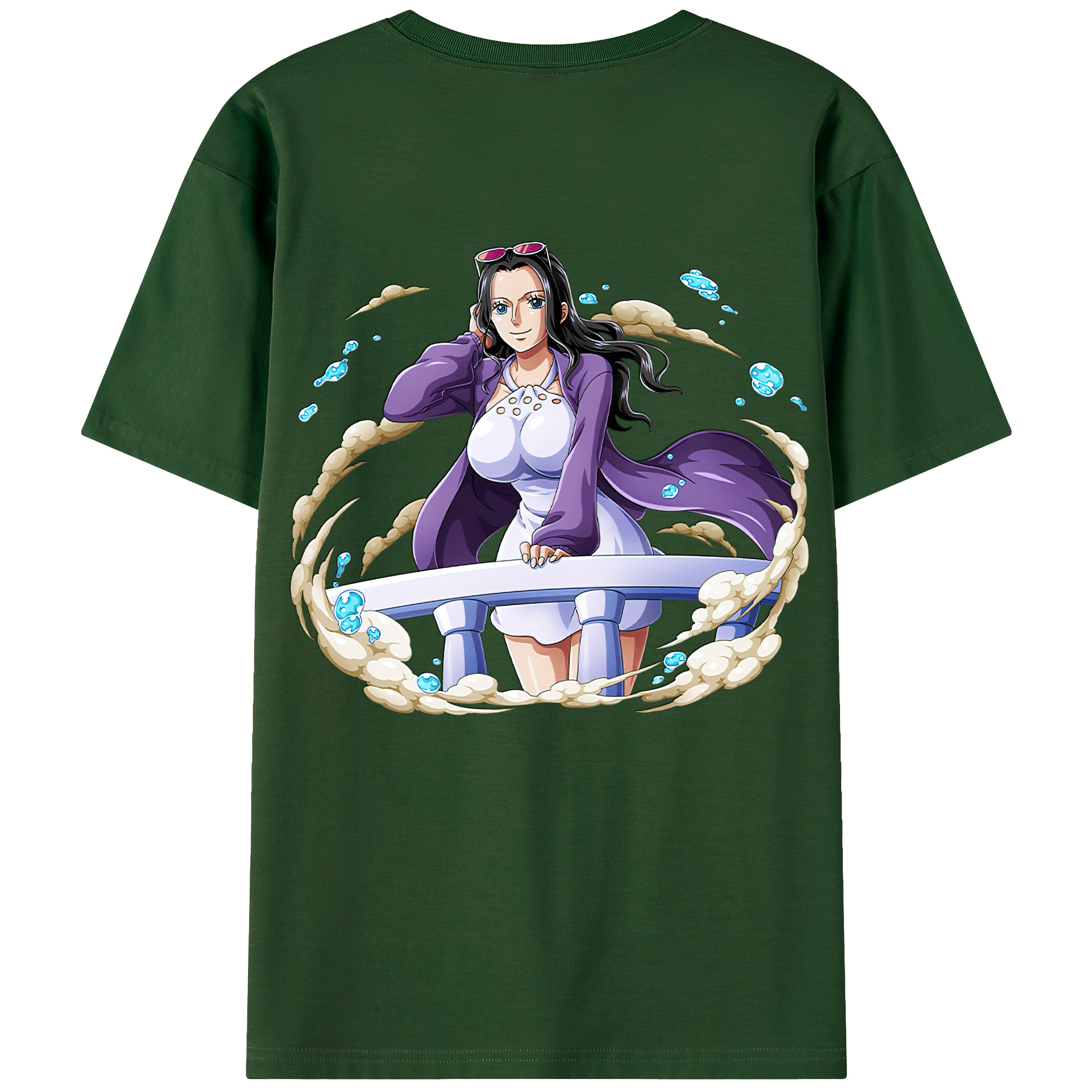 ワンピース ニコ・ロビン ONE PIECE Nico Robin 綿100％半袖Tシャツ（背面プリント）